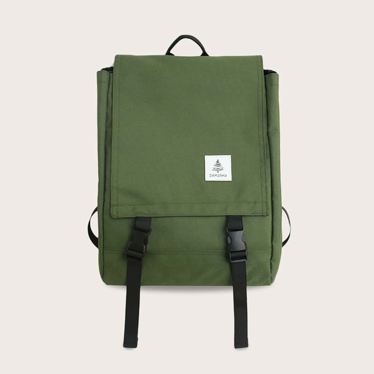 

Guys Release Buckle Front Large Capacity Backpack, Green
