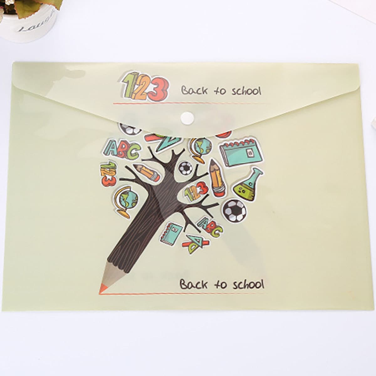 

1pc Cartoon Pattern File Pocket, Multicolor