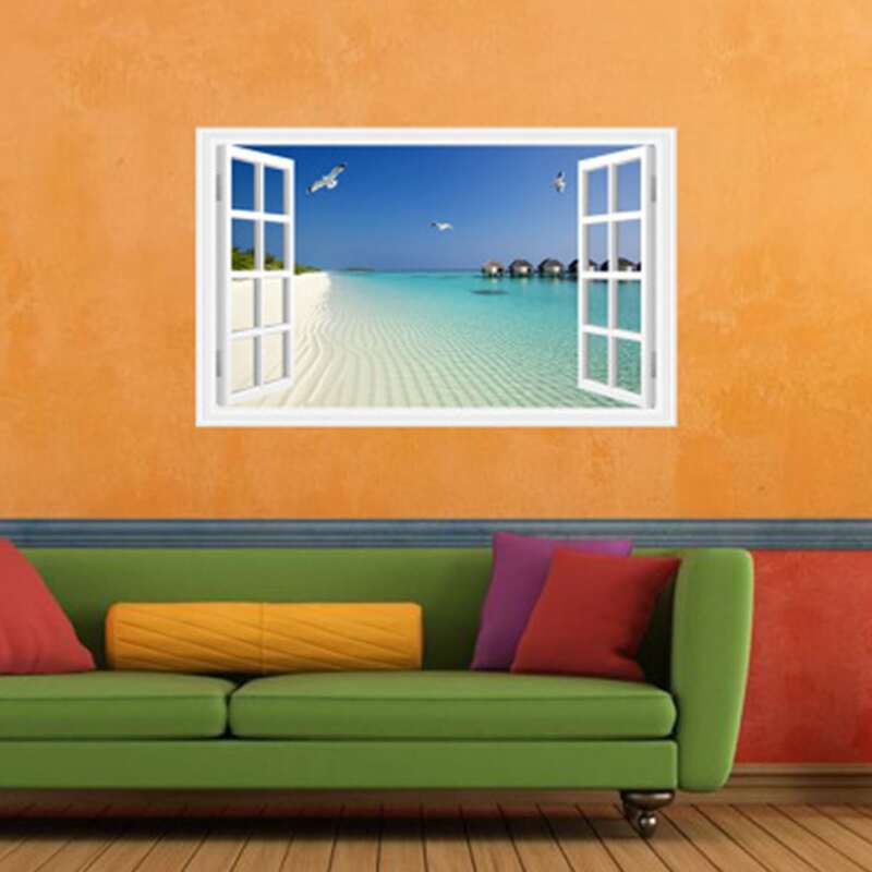 

Beach Scenery Wall Sticker