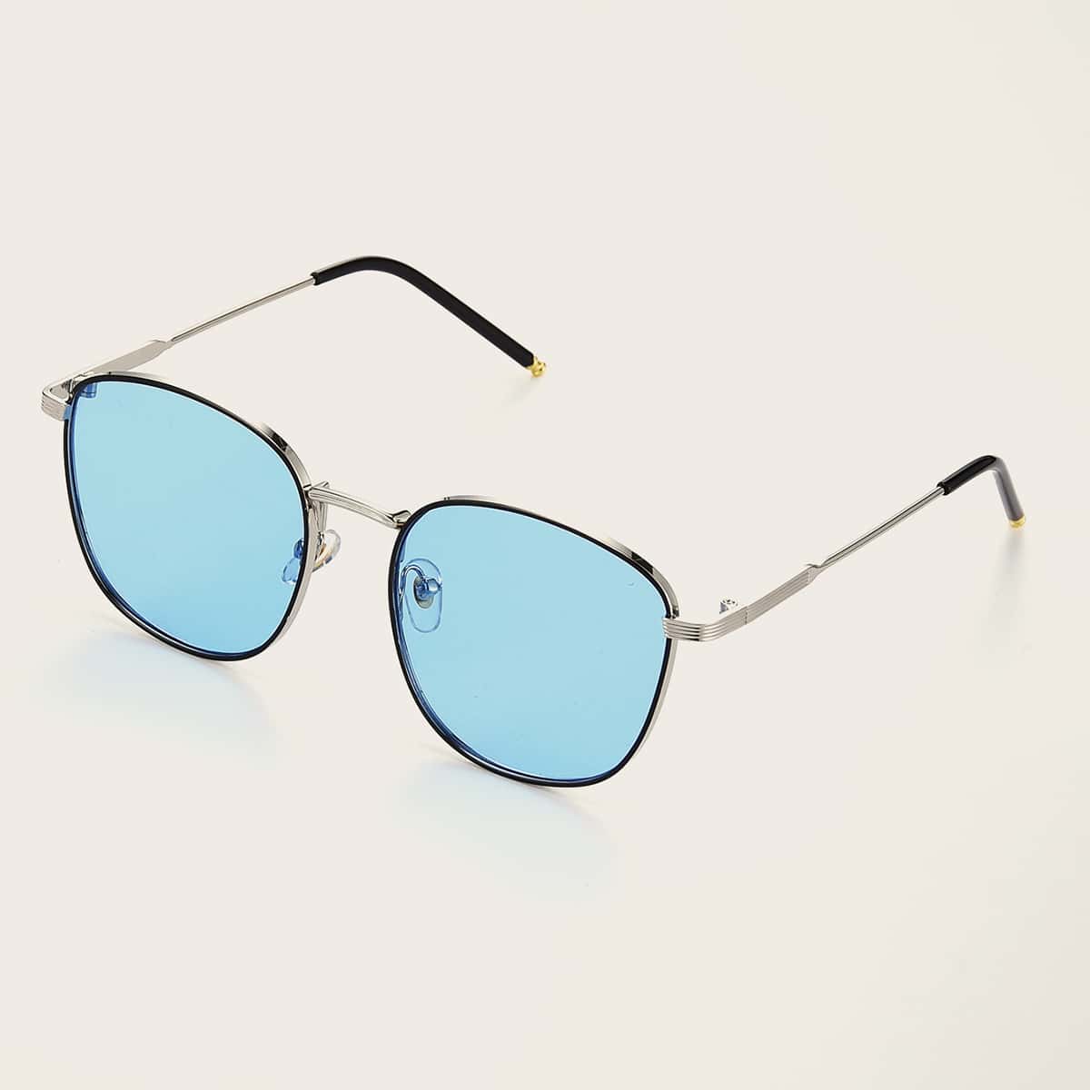 

Guys Metal Frame Sunglasses, Blue