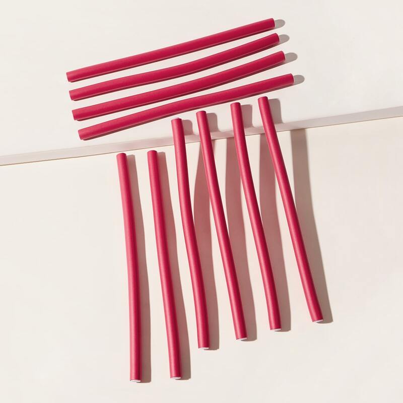 

10pcs Solid Hair Curler, Red