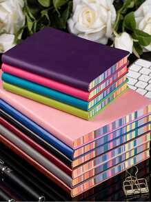1pc (Random Color) Notebook - Multicolor - View 1