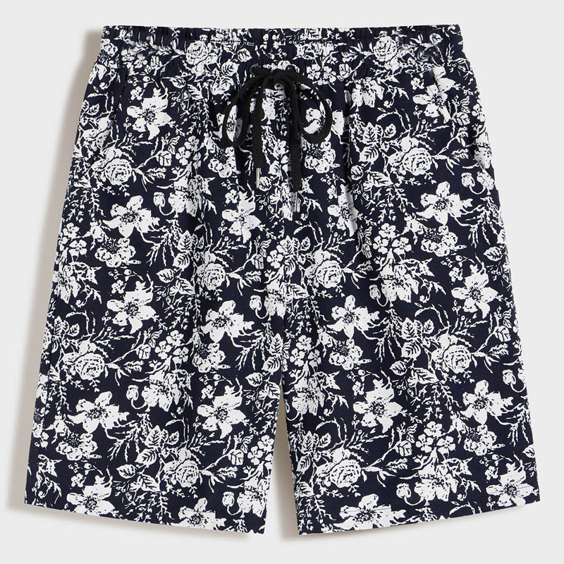 

Guys Allover Floral Print Drawstring Shorts, Multicolor