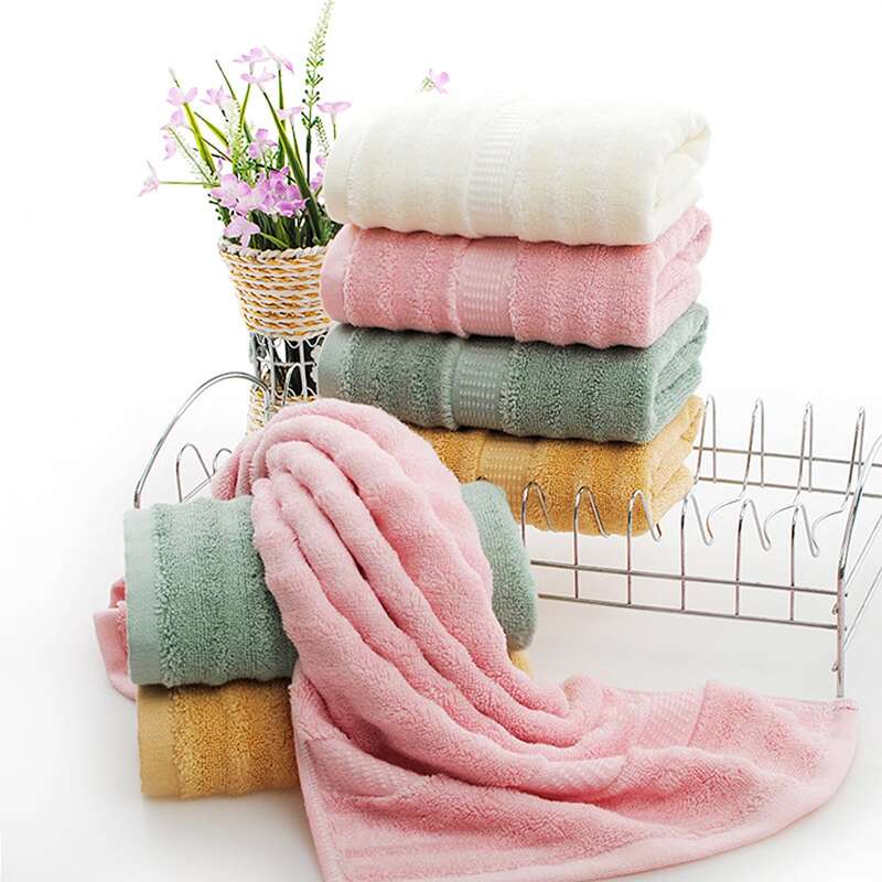 

1pc Solid Face Towel, Multicolor