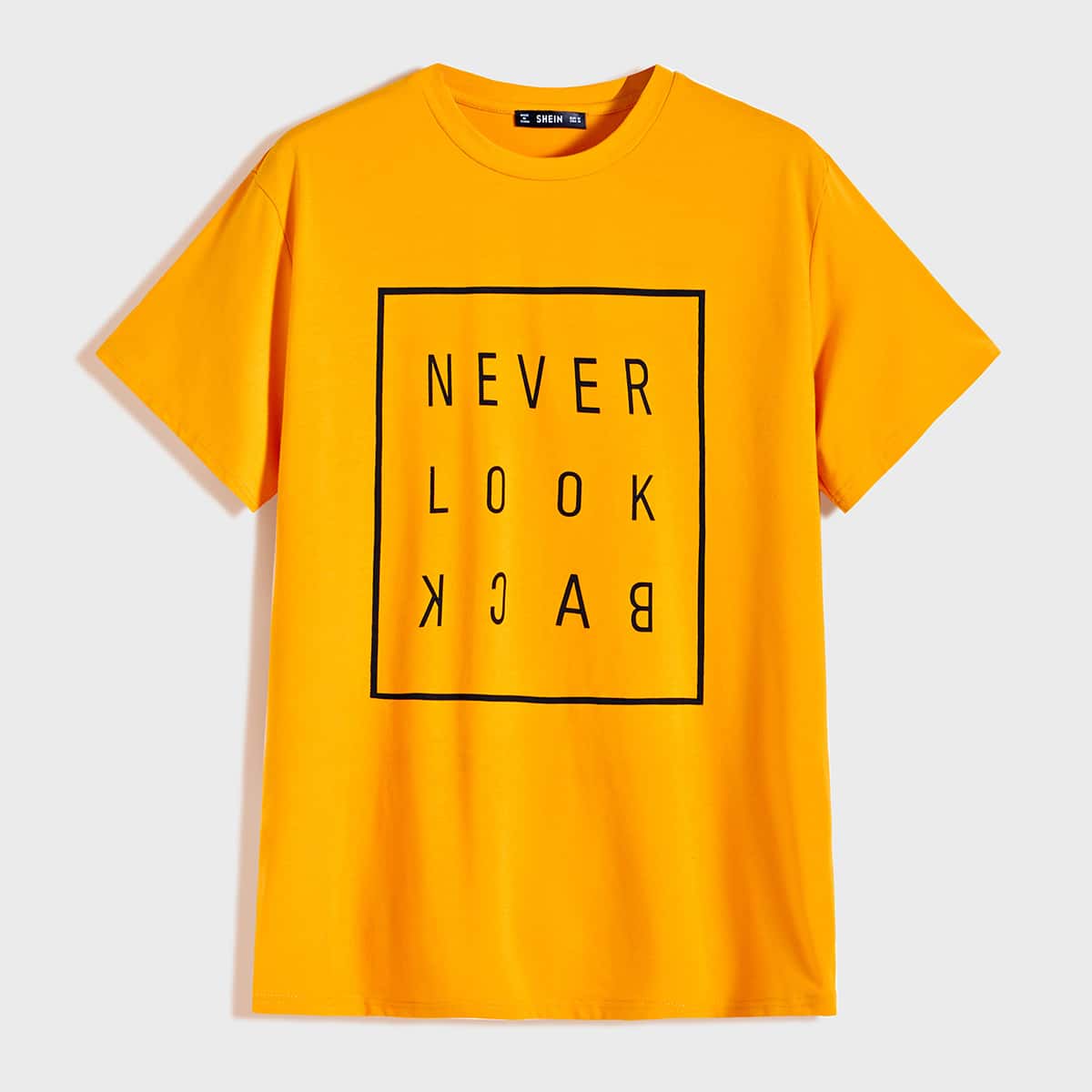 

Guys Slogan Graphic Tee, Yellow bright