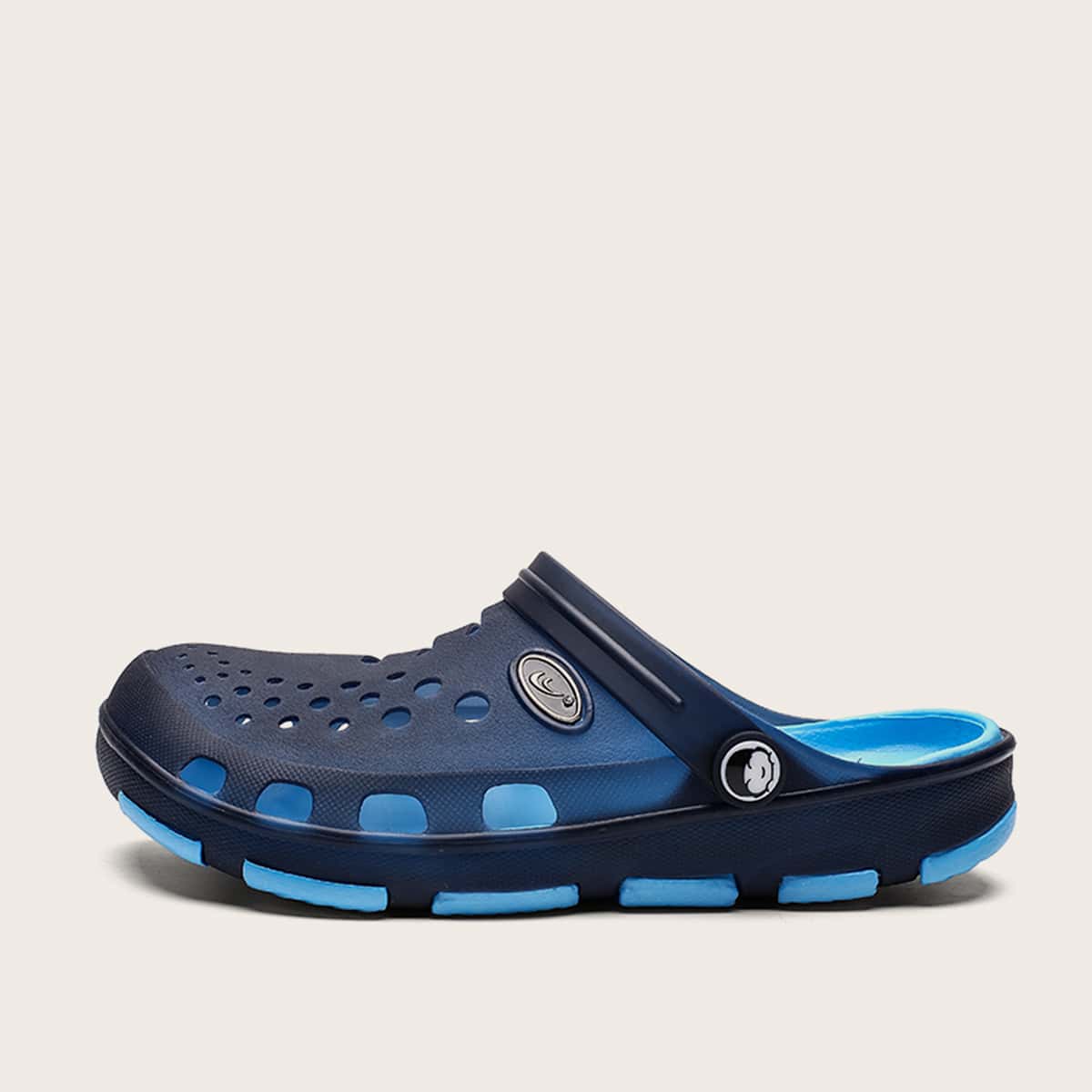 

Guys Hollow Out Wide Fit Sandals, Blue