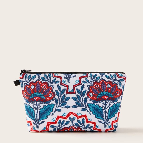 

Plant Pattern Makeup Bag, Multicolor