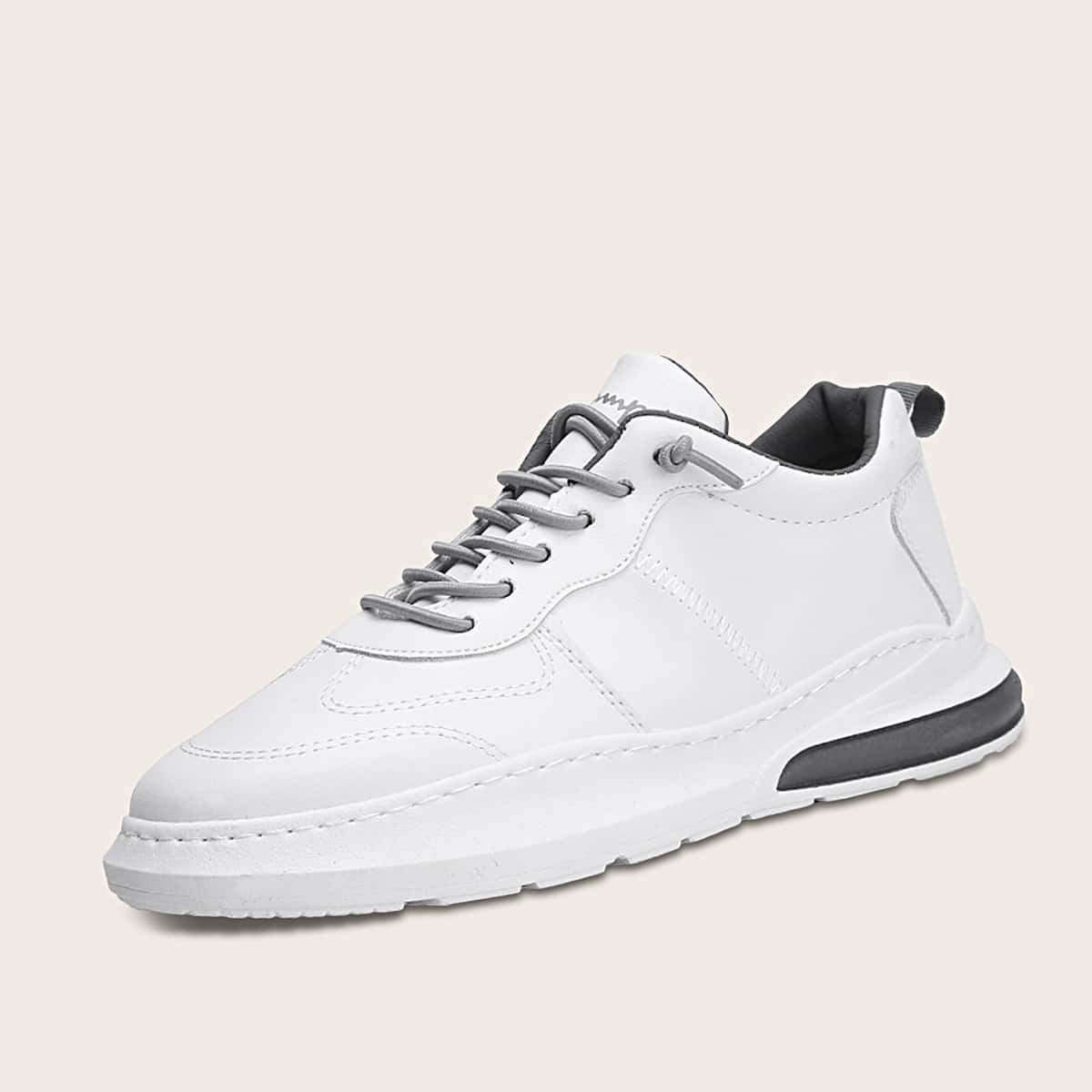 

Guys Lace-up Front Wide Fit Sneakers, White