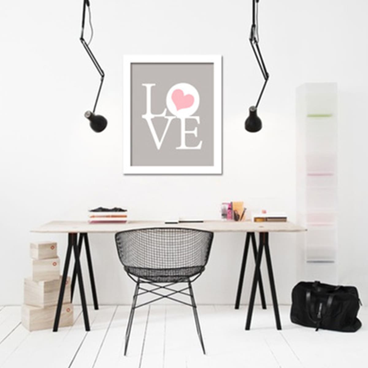 

Love Wall Painting Without Frame, Multicolor