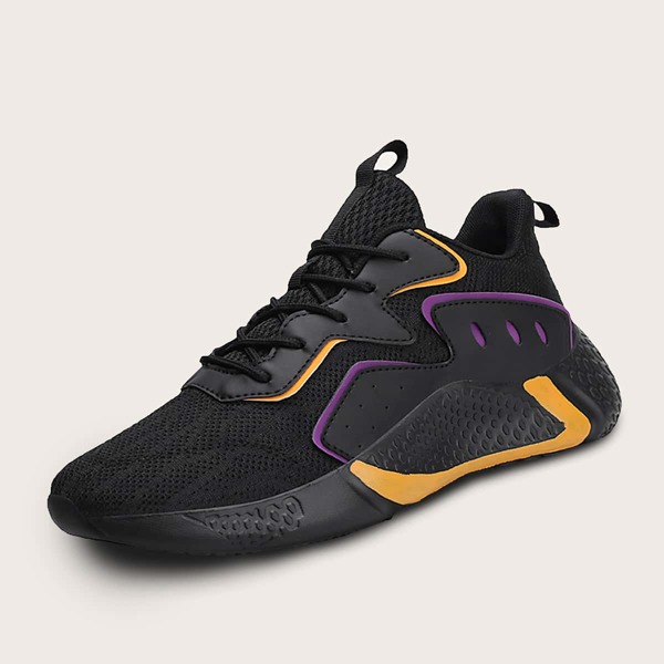 

Мужские кроссовки на шнурках, Чёрный