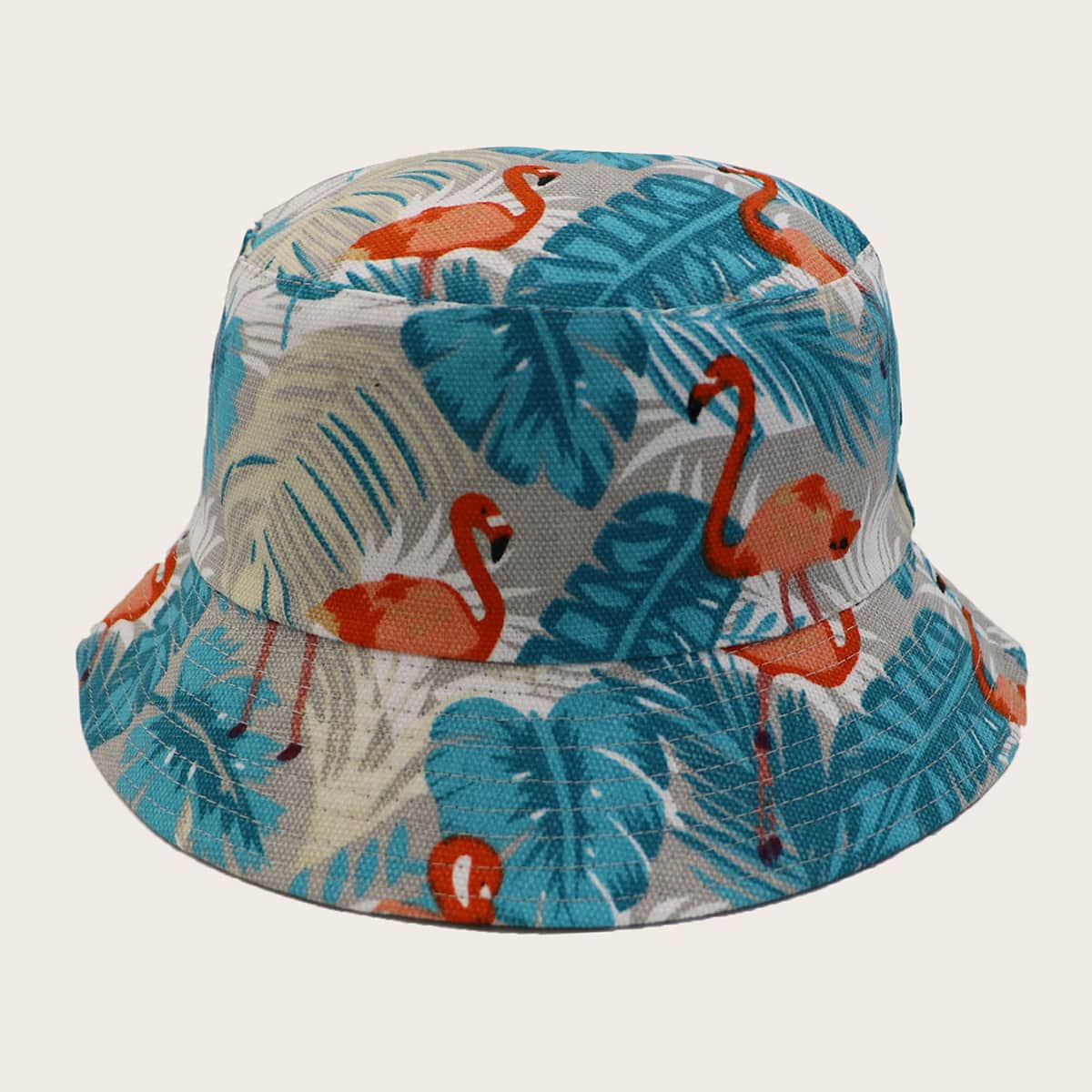 

Tropical Print Bucket Hat, Multicolor