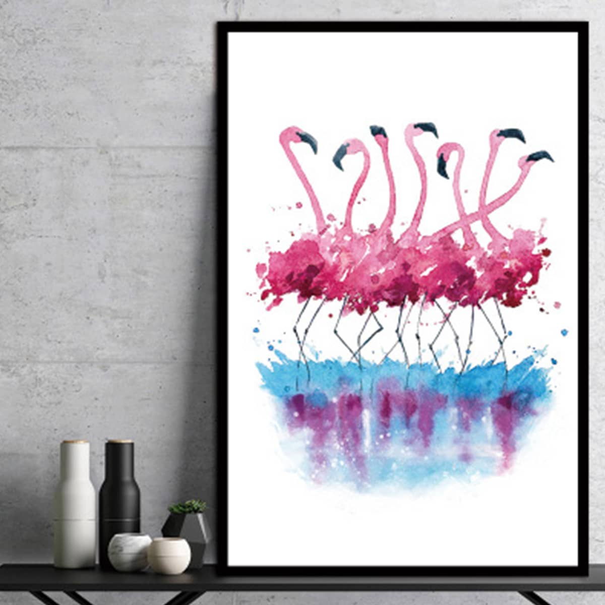 

Flamingo Wall Painting Without Frame