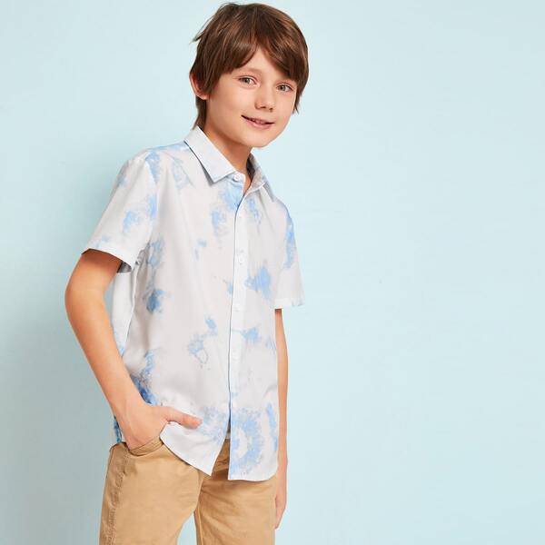 

Boys Tie Dye Shirt, Multicolor