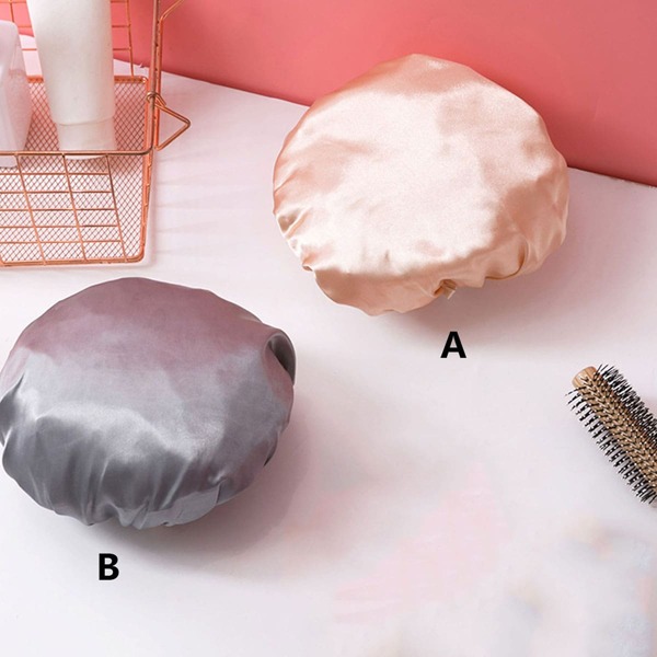

1pc Solid Dry Shower Cap, Multicolor