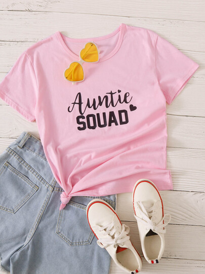 Heart & Letter Graphic Tee