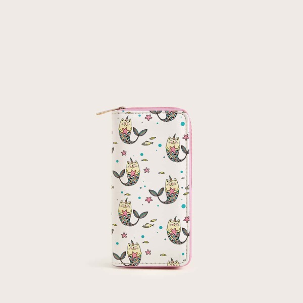 

Cartoon Graphic Purse, Multicolor