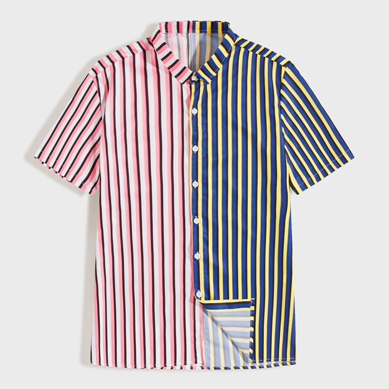 

Guys Color Striped Shirt, Multicolor