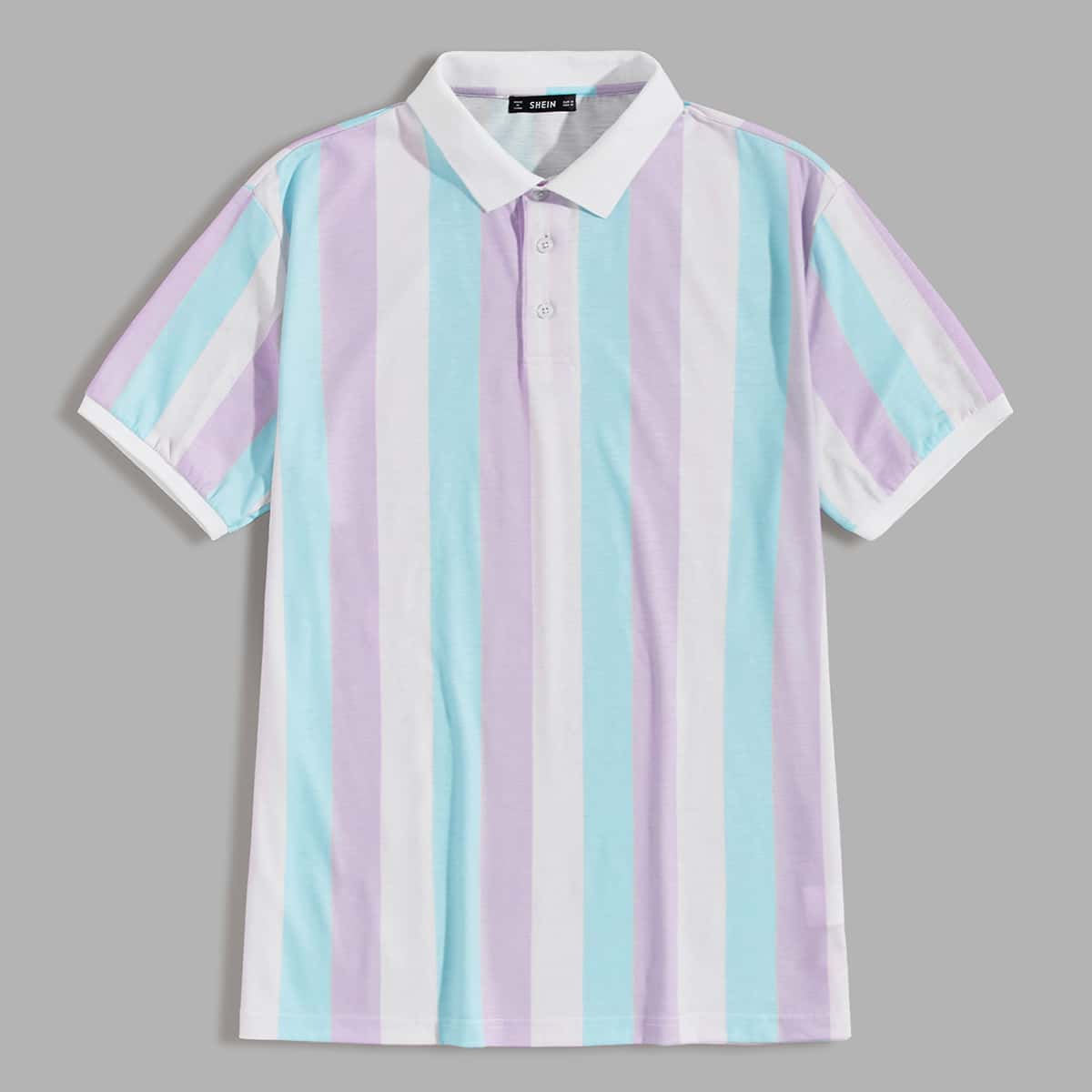 

Guys Colorblock Striped Polo Shirt, Multicolor