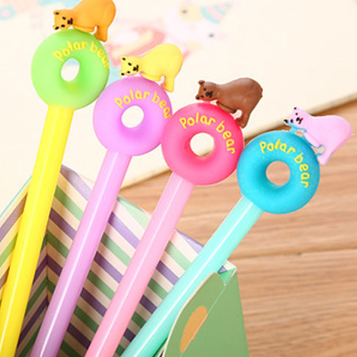 

4pcs Polar Bear Gel Pen