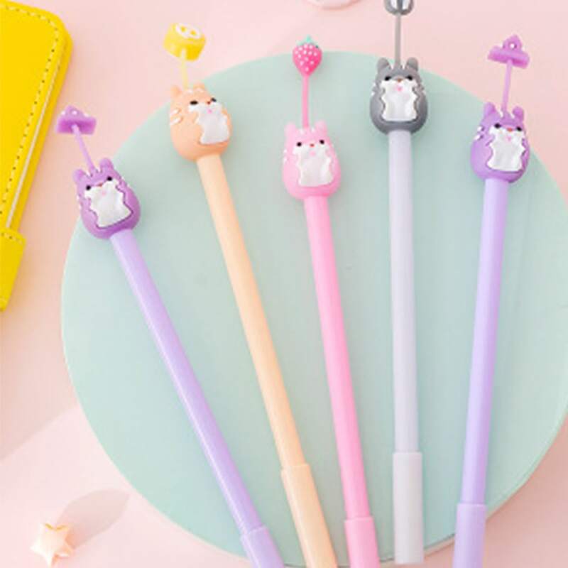 

4pcs Cartoon Squirrel Gel Pen