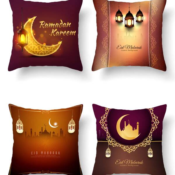 

1pc Cushion Cover Without Filler, Multicolor