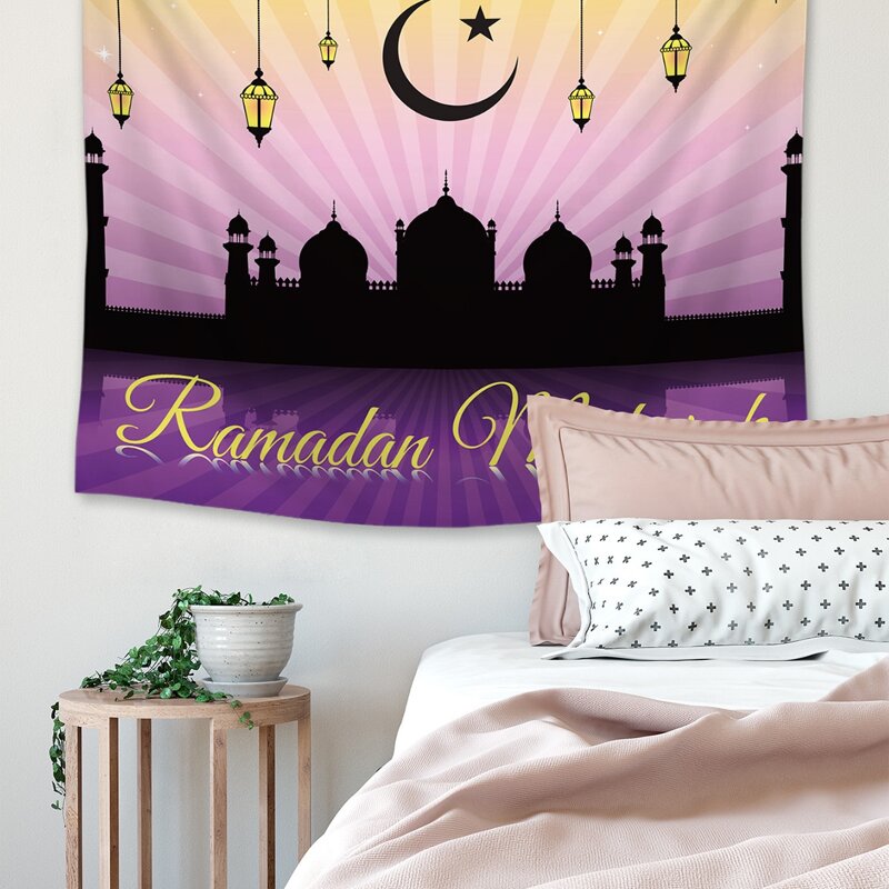 

Ramadan Moon & Star Decor Tapestry