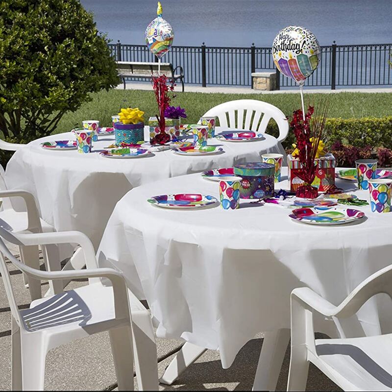 

1pc Solid Disposable Tablecloth
