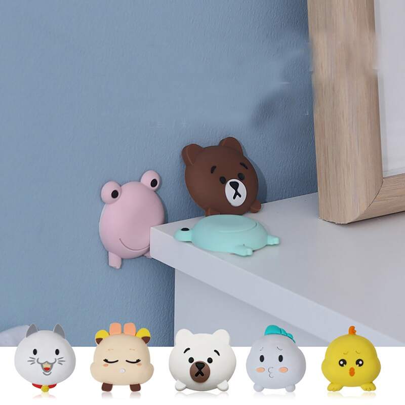 

4pcs Cartoon Random Corner Protective Crash Pad, Multicolor