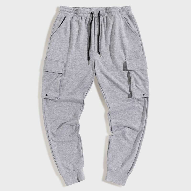 

Guys Flap Pocket Heather Knit Sweatpants, Grey
