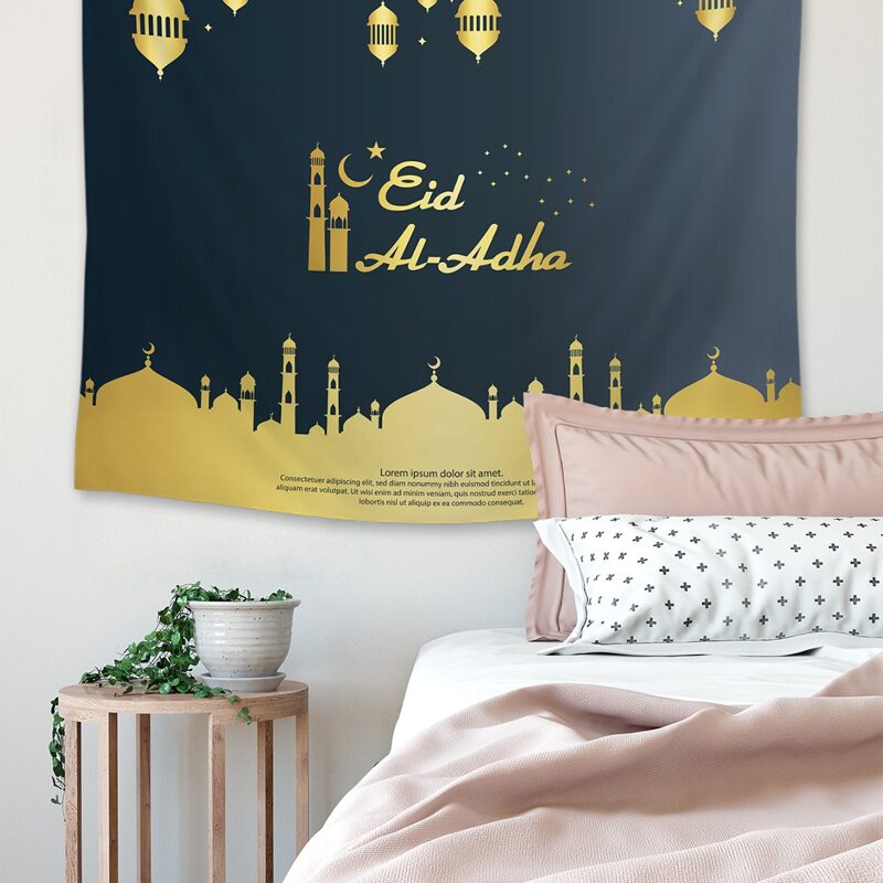 

1pc Letter & Building Print Tapestry