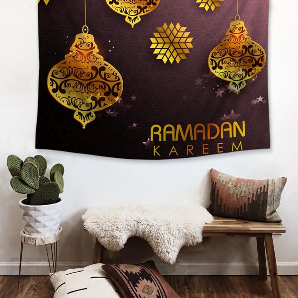 

1pc Lantern Print Tapestry