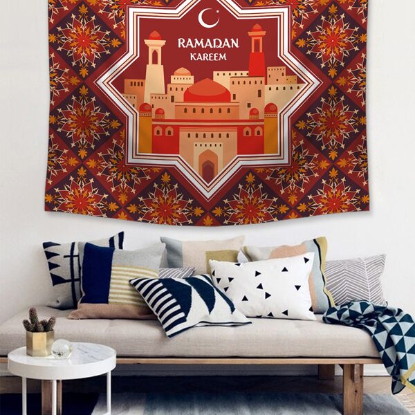 

1pc Building Print Tapestry