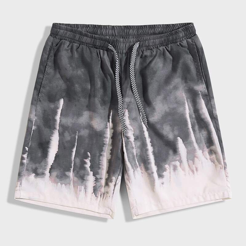 

Guys Tie Dye Shorts, Grey