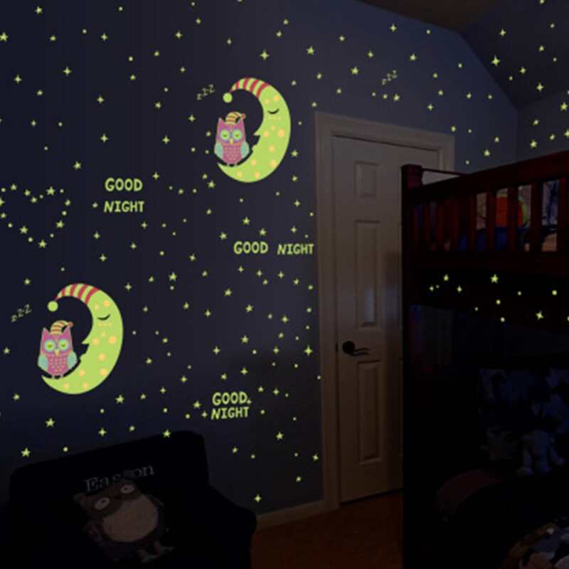 

Parrot & Starry Sky Luminous Wall Sticker