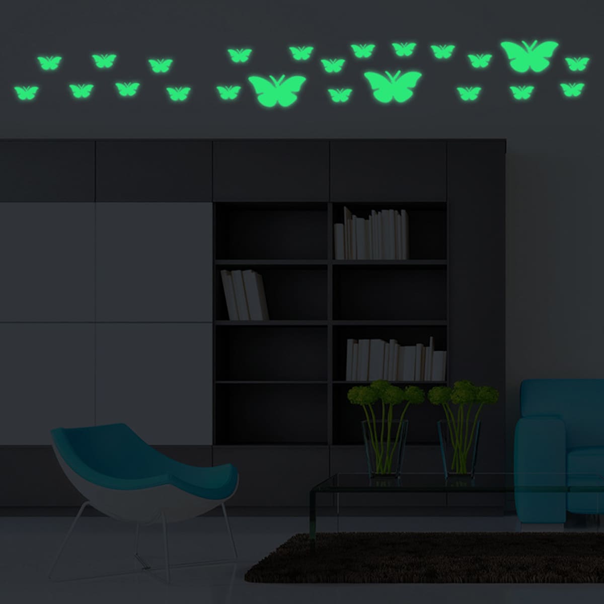 

12pcs Butterfly Luminous Wall Sticker