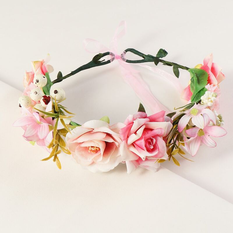

Flower Decor Hair Accessory, Pink