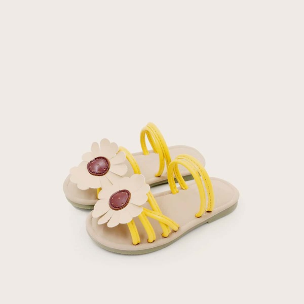 

Toddler Girls Floral Decor Sandals, Pink