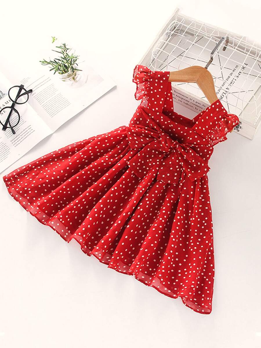 Arco-íris Nupcial - Vestido menina das alianças vermelho 5