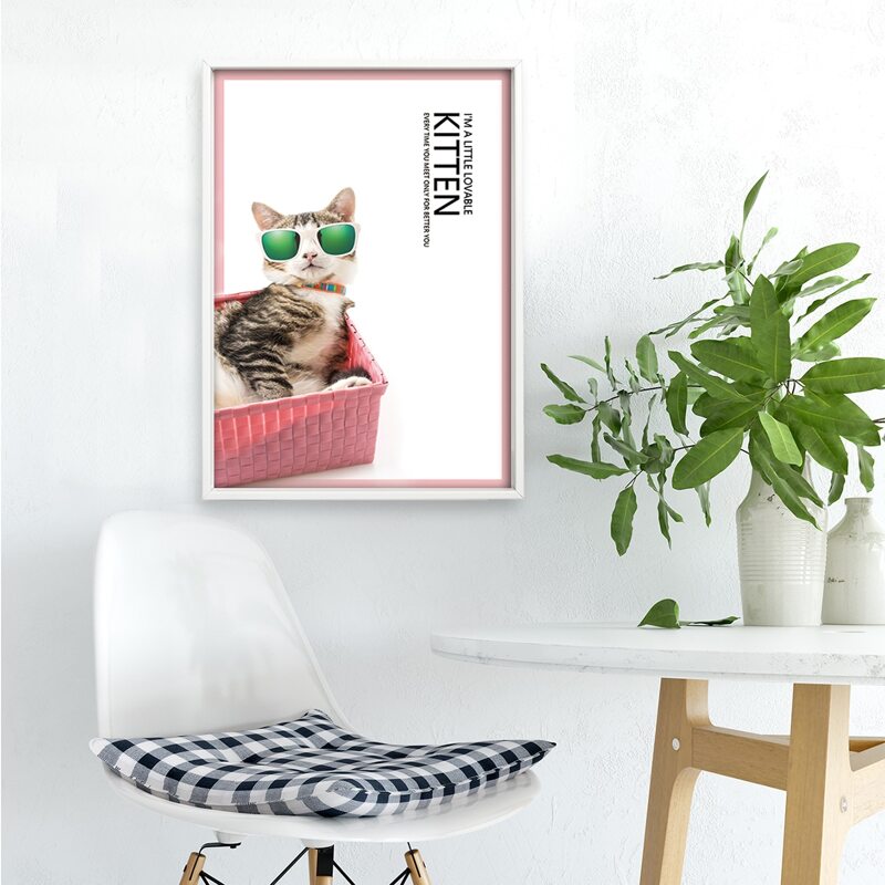 

Cat Pattern Wall Print Without Frame