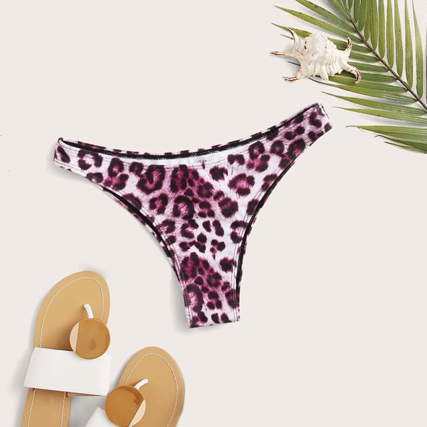 

Leopard Cheeky Bikini Panty, Multicolor