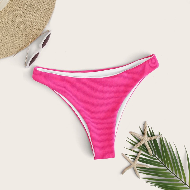 

Rib Bikini Panty, Pink bright