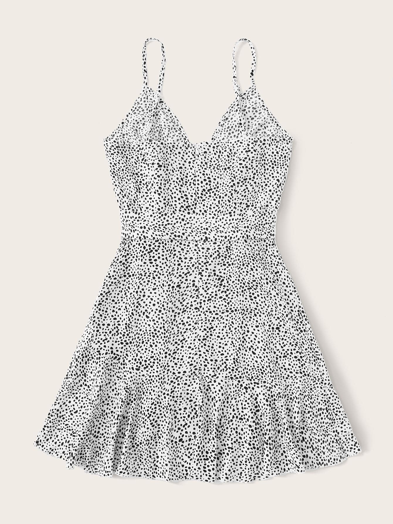 dalmatian wrap dress