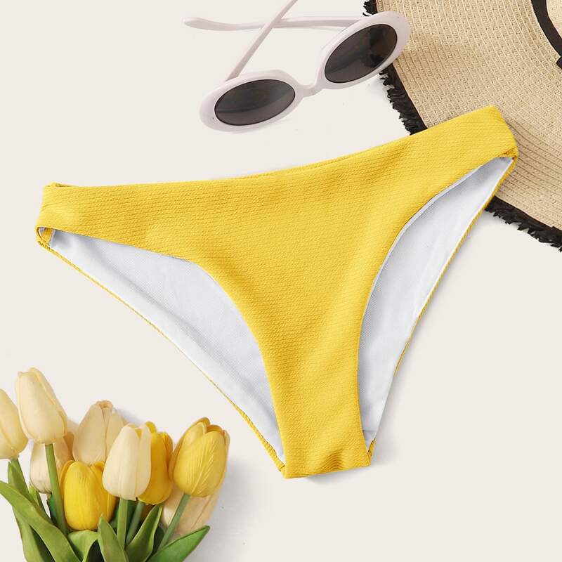 

Solid Bikini Panty, Yellow