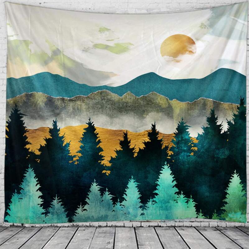 

Mountain Landscape Tapestry, Multicolor