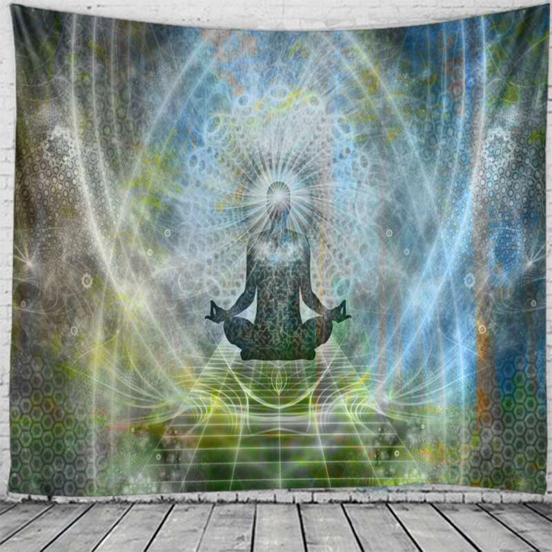 

Meditator Print Tapestry