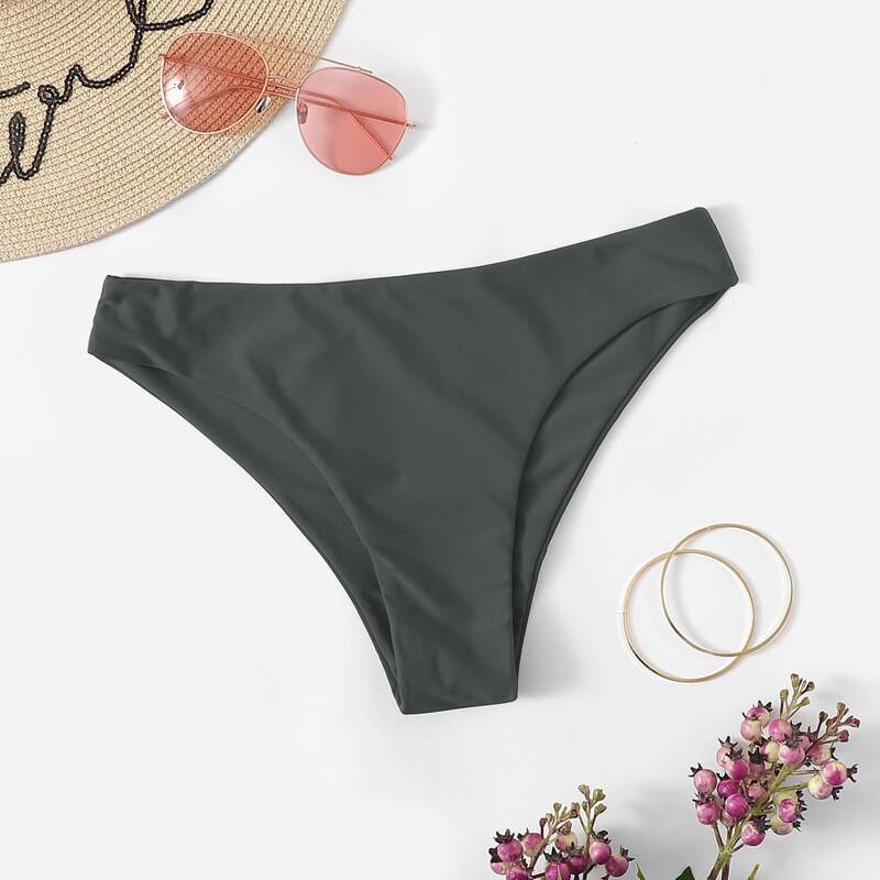

Solid Swimming Panty, Army green