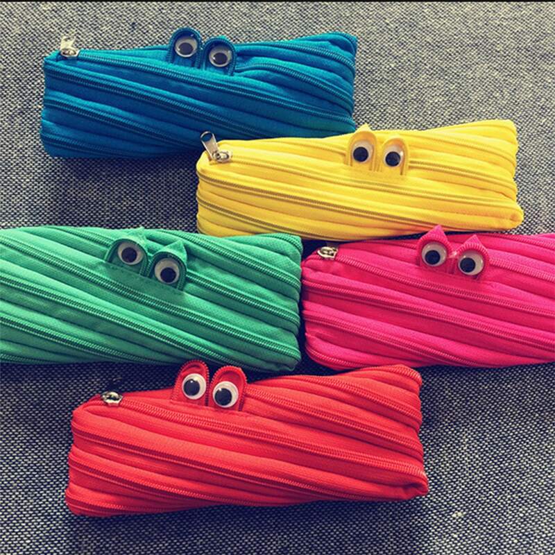 

1pc Eye Decor Pencil Case