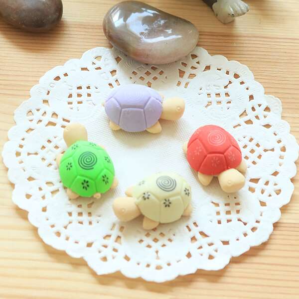 

1pc Tortoise Shaped Random Eraser