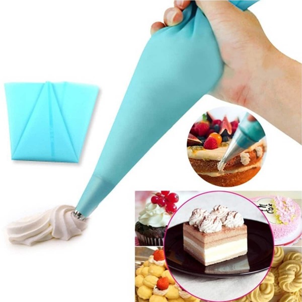 

4pcs Baking Pastry Bag, Multicolor
