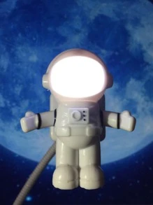 1 Món Quà Nhà Phi Hành Gia Phi Hành Gia USB Hình Đèn Điều Chỉnh - trắng - Xem 8